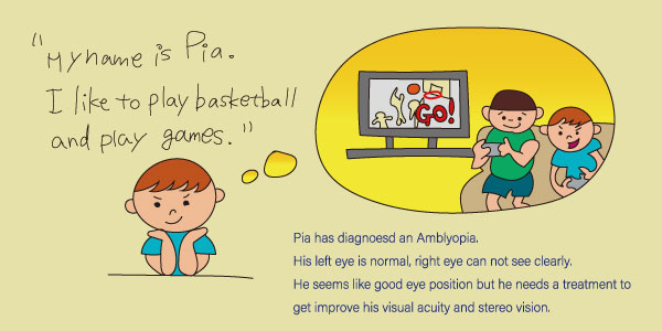 Image of page 1 for the picture book of Pia